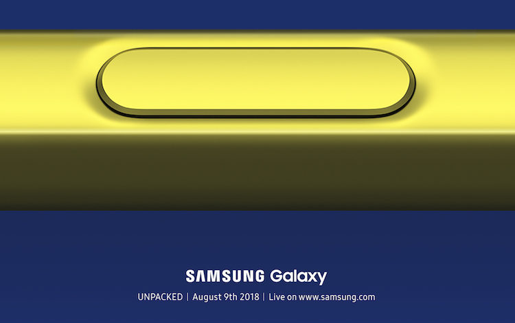 Samsung Unpacked 2018 invite
