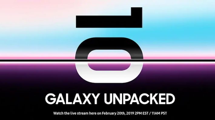 Samsung Galaxy S10 launch