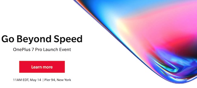 OnePlus 7 Launch event