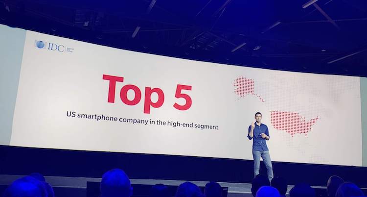 OnePlus, Top 5 US smartphone maker