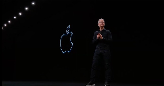 Apple CEO, Tim Cook at WWDC 2019