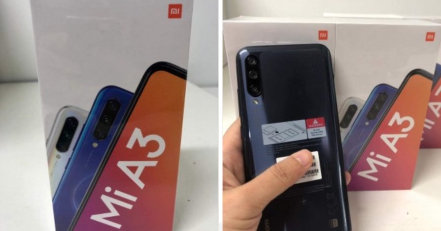 Xiaomi Mi A3 live leak from GSMArena