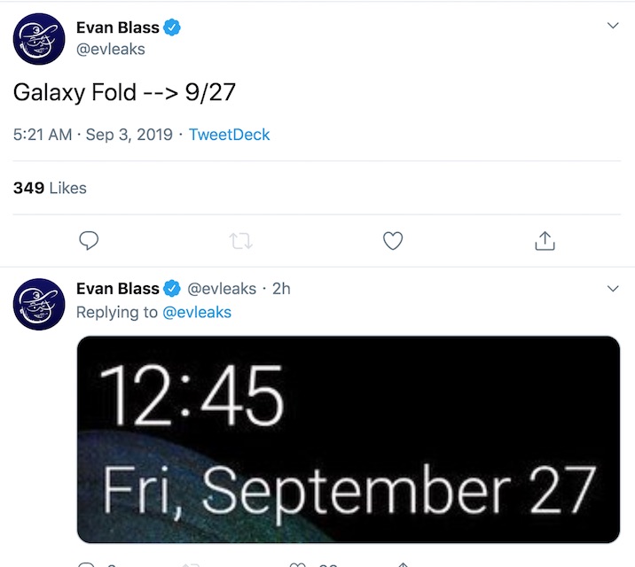 Galaxy Fold release date 