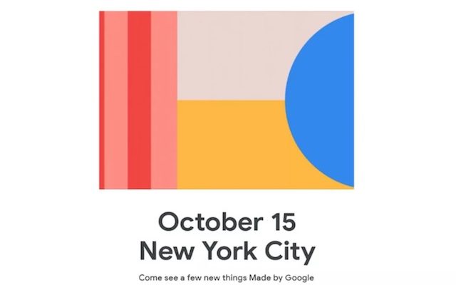 Google Pixel 4 launch invite