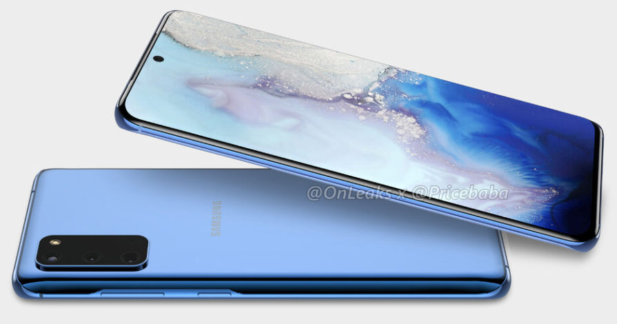 Samsung Galaxy S11e render leak by Pricebaba/Onleaks