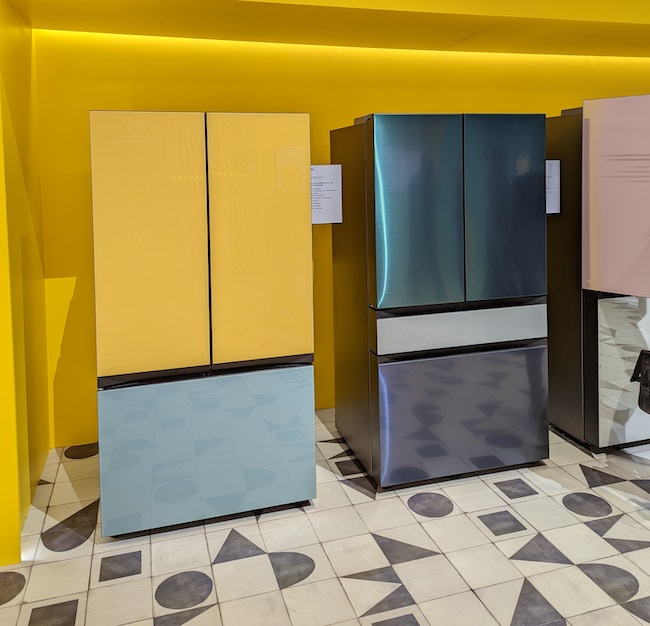 CES 2022 Samsung Bespoke Home Line Adds Pops of Color to Latest Smart