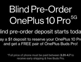One Plus 10 Pro pre order deal