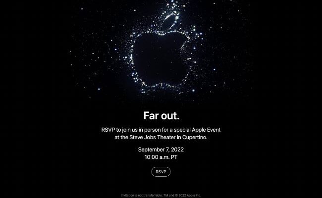 Apple's fall event takes place September 7.
