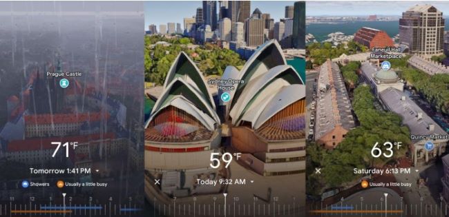 Google Maps feature Immersive View