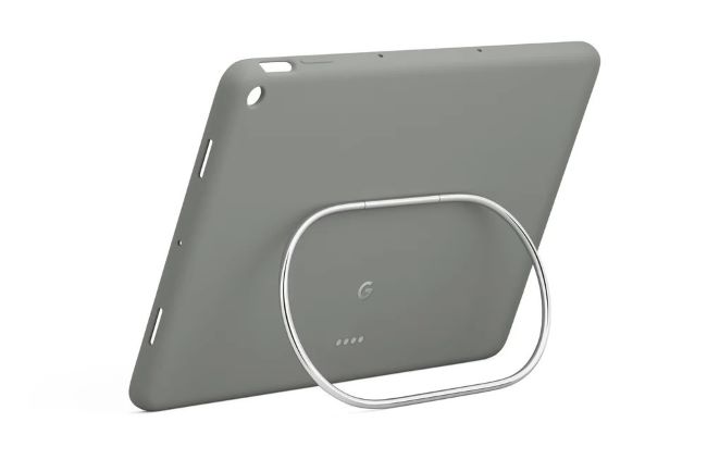 The rear of the Google Pixel Tablet. 