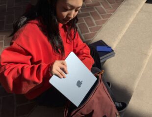 M4 MacBook Air going into a bookbag